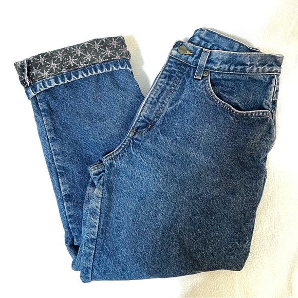 L.L. Bean Jeans Vintage Ll Bean Double L Relaxed Fit Flannel Lined